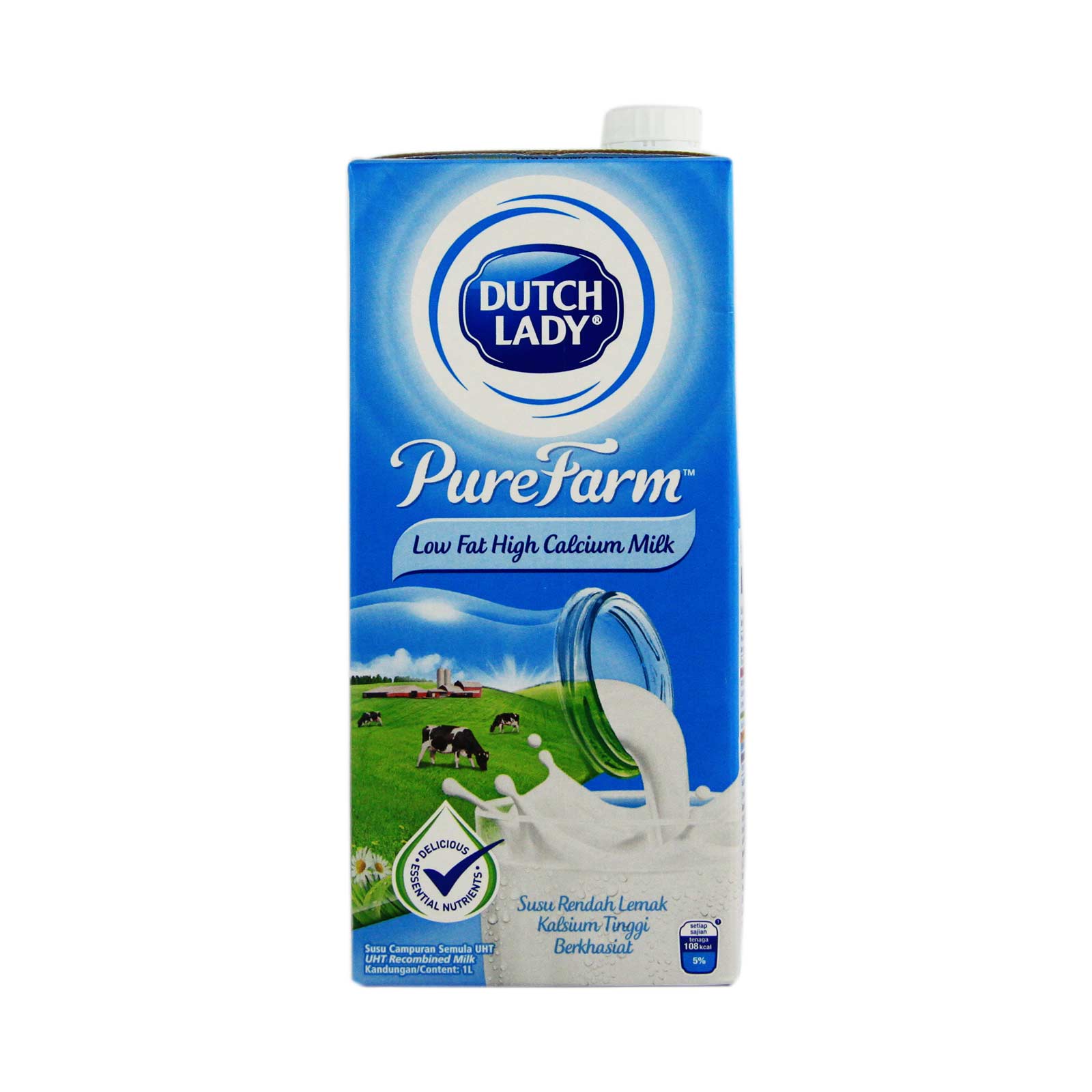 001896-U-1-1_eac75db2-c841-467a-86e1-14436b6a72c8 Dutch Lady Low Fat UHT Milk 1L - Image 1