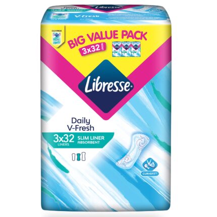 Libresse Daily V-Fresh Slim Panty Liners 32pcs x 3