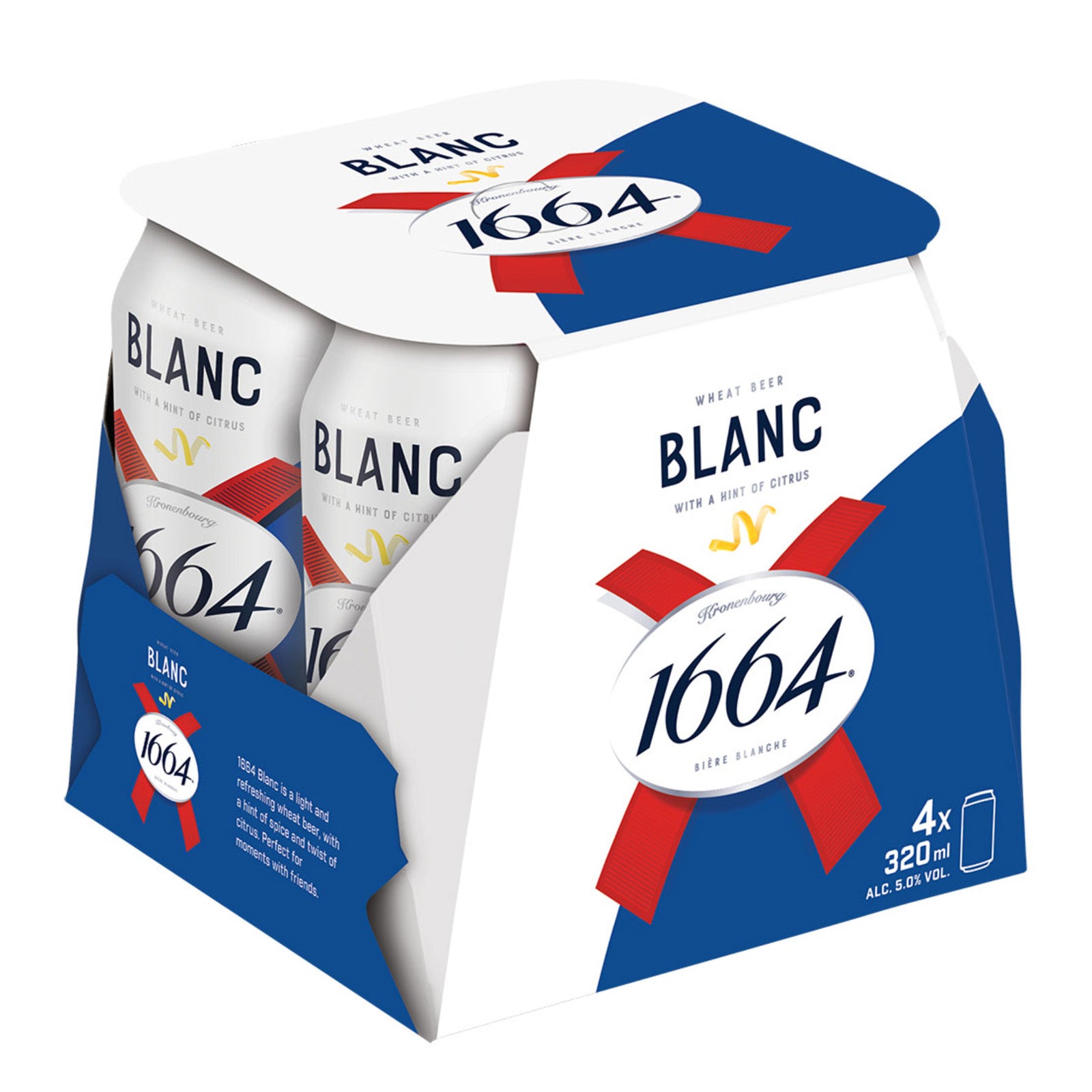 117999-P-4-1 Kronenbourg 1664 Blanc (Can) 320ml - Image 1