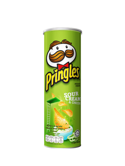 PRINGLES SOUR CREAM & ONION 102G