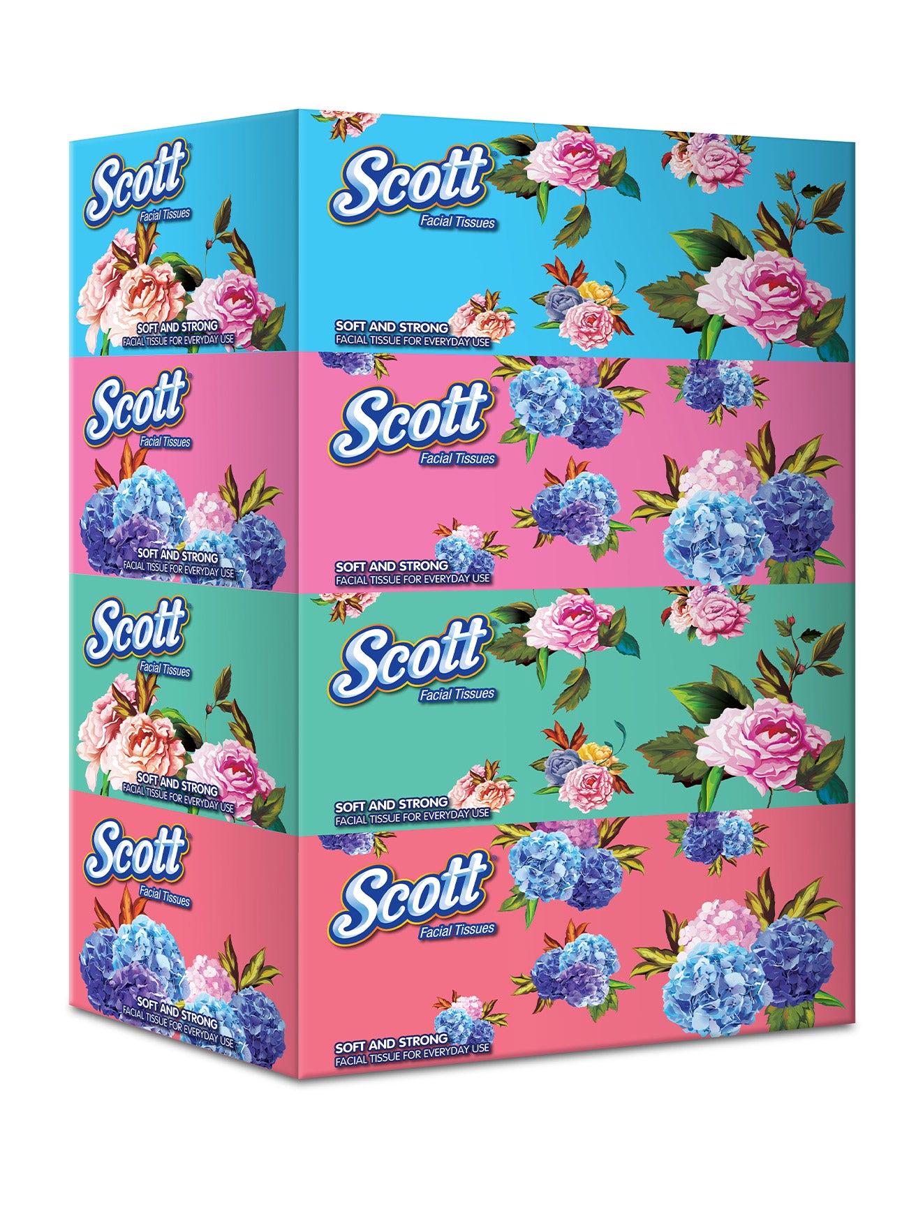 1646796317308_546 SCOTT FLORAL FT BOX 2PLY 4X150'S - Image 1
