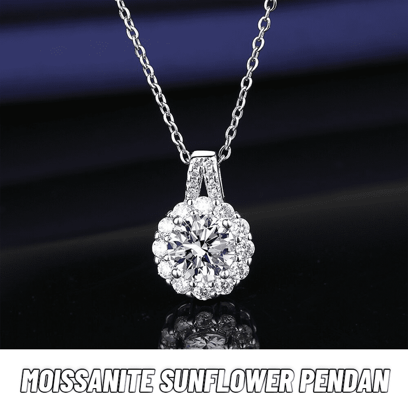 1_9cf83573-8ced-48ee-b55f-e85e38aa360f.png 🔥🔥S925 Sterling Silver zircon Sunflower Pendant Necklace - Image 1