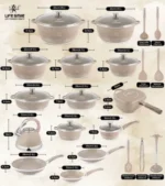 Anniversary Celebration while stocks last：31 Pcs Non Stick Granite Kitchen Cooking Set with Tools - Image 3