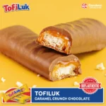Tofiluk Caramel Crunch Chocolate Bar (10g) - (Pack of +-30) Food Snacks (Coklat Bar Tofiluk Karamel Rangup (10g) - (+-30 Pek) Makanan Ringan) - Image 5