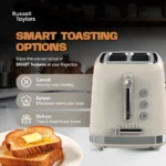 Russell Taylors Retro Toaster RT-10, 𝟳 𝗦𝗵𝗮𝗱𝗲 𝗦𝗲𝘁𝘁𝗶𝗻𝗴𝘀, 2 Years Warranty - Image 4