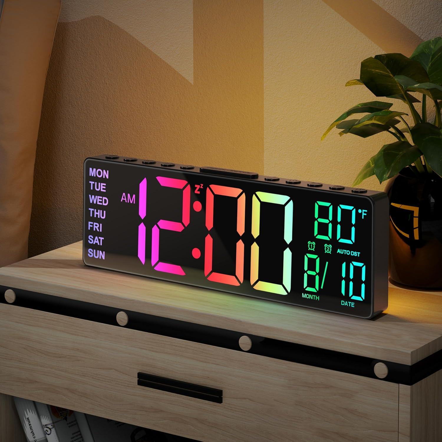 813uj9_Co0L._AC_SL1500 10.5'' Digital Large Alarm Clock with 8-in-1 RGB Colors - Image 1