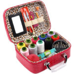 [Popular Item] CraftVault Portable Sewing Kit in Faux Leather Case - Random Color - Image 6