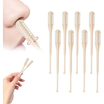 Manual Dual-Ended Rotary Nose & Ear Hair Trimmer