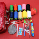 [Popular Item] CraftVault Portable Sewing Kit in Faux Leather Case - Random Color - Image 8