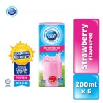 Dutch Lady Pure Farm Strawberry UHT Milk 200ml x 6 - Image 2