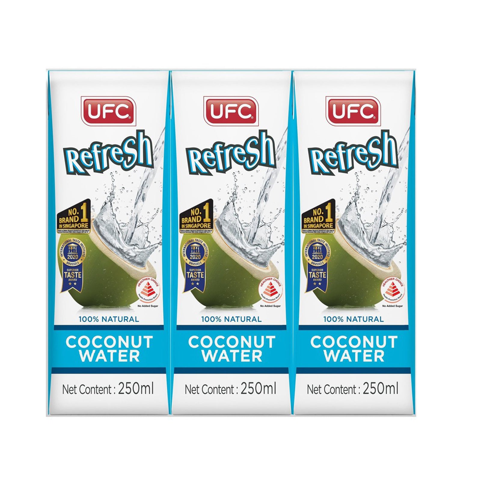 149730-1-1 UFC Coconut Water 250ml x 3 - Image 1