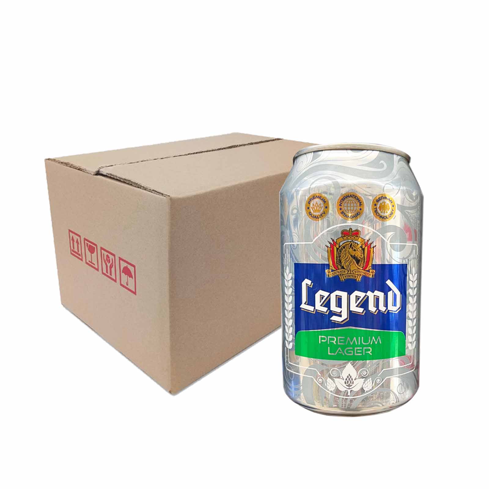 160293-C-24-1 Legend Premium Lager Can 300ml - Image 1