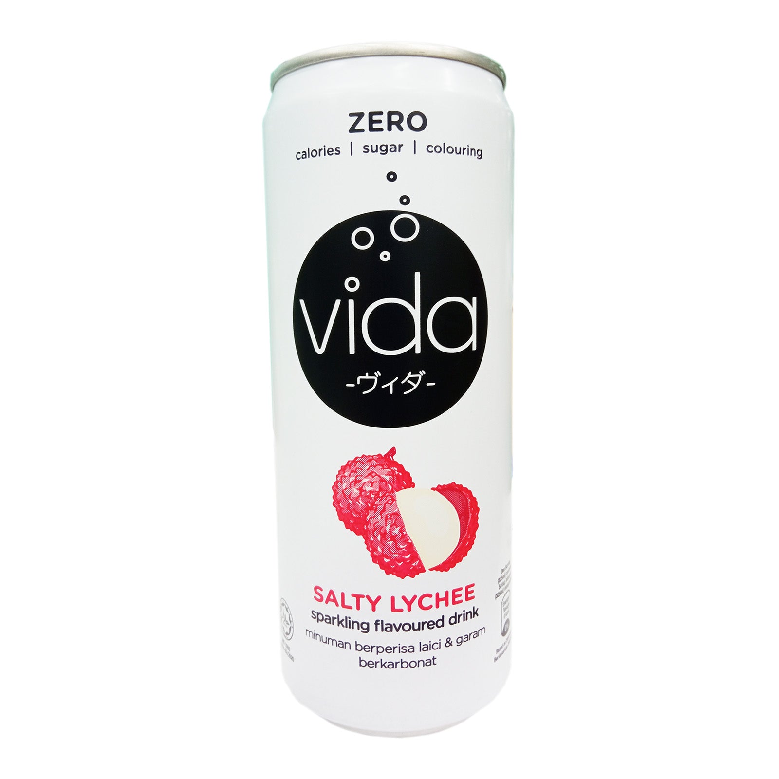 164392-1-1_93c779bb-5c11-409c-bdad-370ec00792e4 Vida Zero Salty Lychee Sparkling Drink 325ml - Image 1