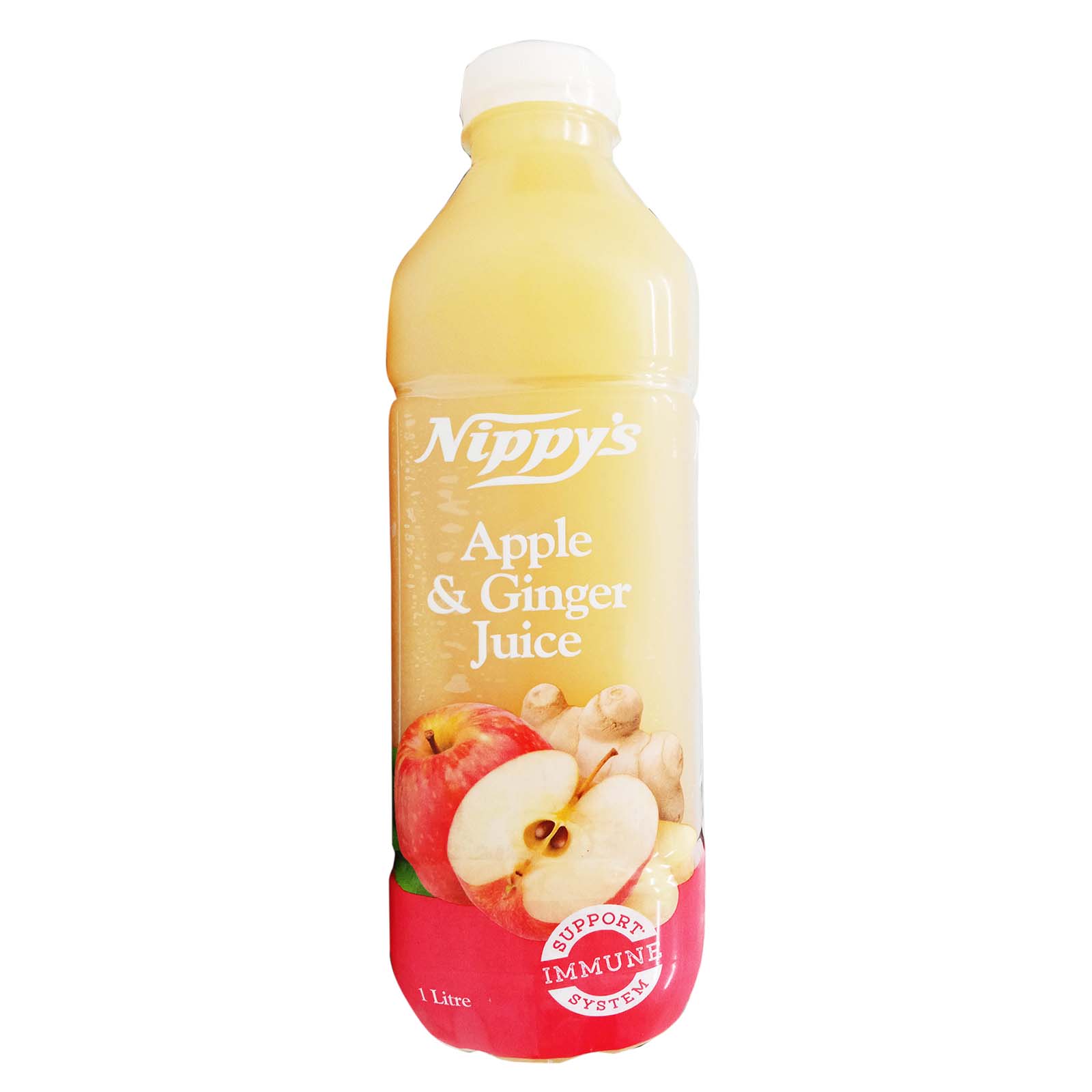 166851-1-1 Nippys Cold Pressed Apple and Ginger 1L - Image 1