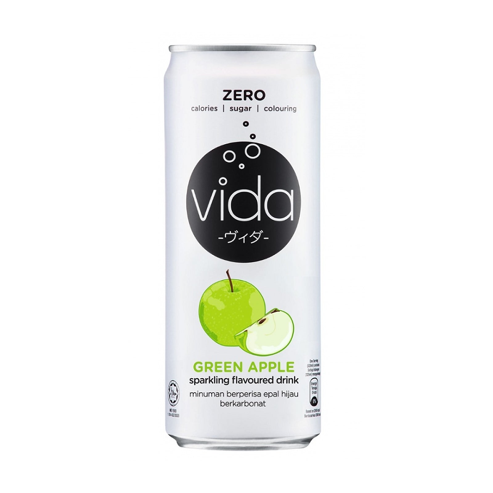 174162-1-1_03ce062a-f77e-4fe3-b859-0a6c610376eb Vida Zero Green Apple 325ml - Image 1