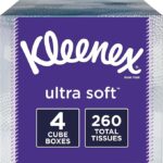 Click to see full view Kleenex Expressions Ultra Soft Facial Tissues, 8 Flat Boxes, 120 Tissues per Box, 3-Ply, Packaging May Vary - Image 3