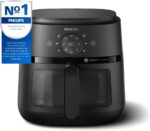 Philips Airfryer 2000 Series – 13 Ways to Cook, 6.2L Capacity, Compact Design with Cooking Window, RapidAir Technology, Fry with up to 90% Less Fat, Easy to Clean (NA230/00) - Image 2