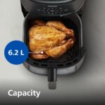 Philips Airfryer 2000 Series – 13 Ways to Cook, 6.2L Capacity, Compact Design with Cooking Window, RapidAir Technology, Fry with up to 90% Less Fat, Easy to Clean (NA230/00) - Image 5